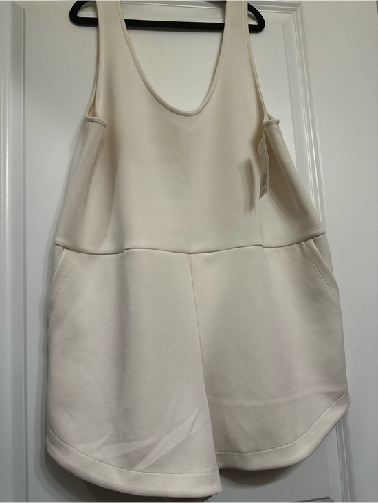 a new day Pants - A New Day (Target) Cream Sleeveless Romper Size M